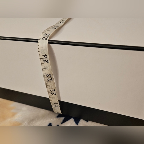 Chanel Black White Empty Logo Gift Box Handbag Purse Travel Storage Tissue Tags - Picture 14 of 14